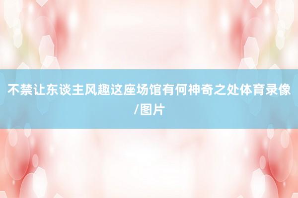 不禁让东谈主风趣这座场馆有何神奇之处体育录像/图片