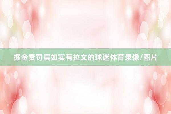 掘金责罚层如实有拉文的球迷体育录像/图片