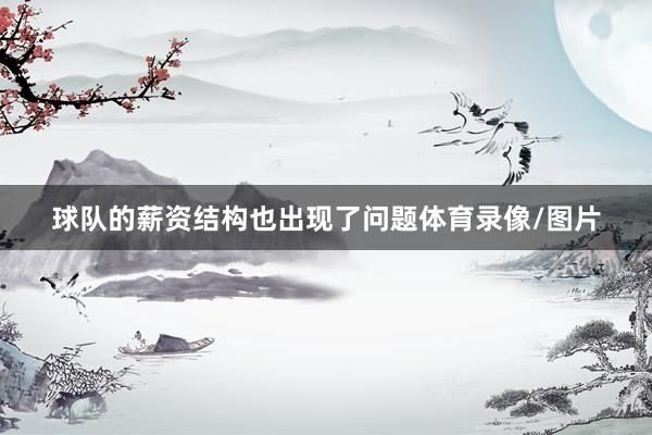 球队的薪资结构也出现了问题体育录像/图片