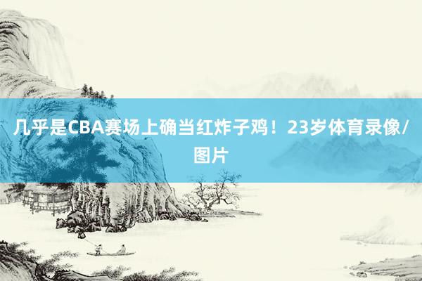 几乎是CBA赛场上确当红炸子鸡！23岁体育录像/图片