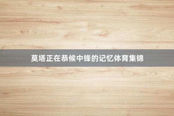 莫塔正在恭候中锋的记忆体育集锦