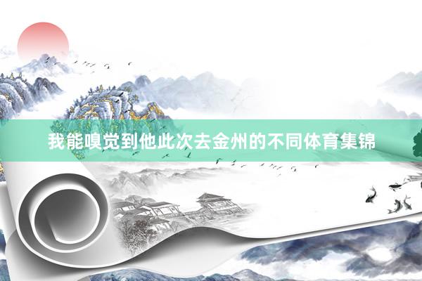 我能嗅觉到他此次去金州的不同体育集锦