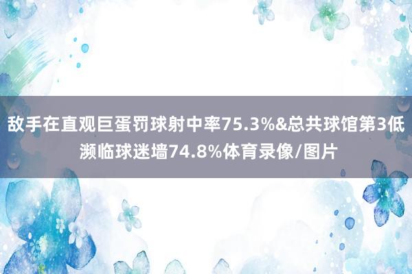 敌手在直观巨蛋罚球射中率75.3%&总共球馆第3低 濒临球迷墙74.8%体育录像/图片
