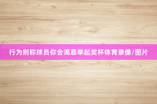 行为别称球员你会渴慕举起奖杯体育录像/图片