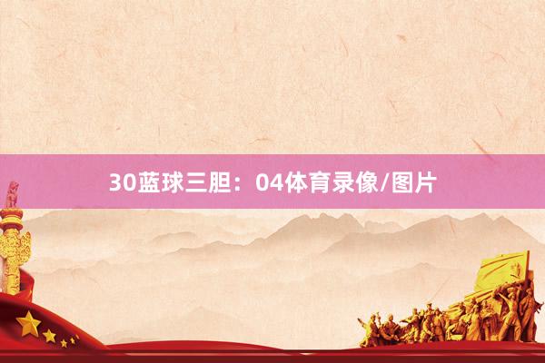 30　　蓝球三胆：04体育录像/图片