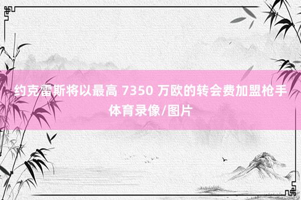 约克雷斯将以最高 7350 万欧的转会费加盟枪手体育录像/图片