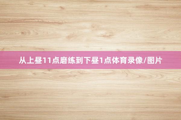 从上昼11点磨练到下昼1点体育录像/图片