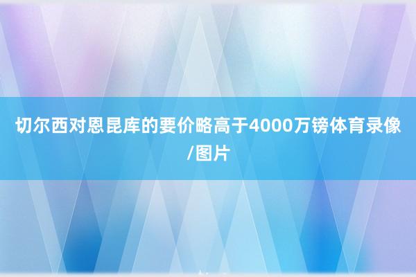 切尔西对恩昆库的要价略高于4000万镑体育录像/图片