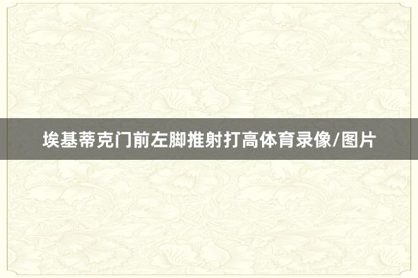 埃基蒂克门前左脚推射打高体育录像/图片