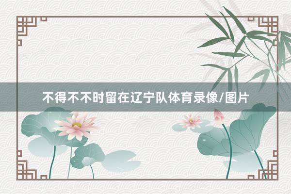 不得不不时留在辽宁队体育录像/图片