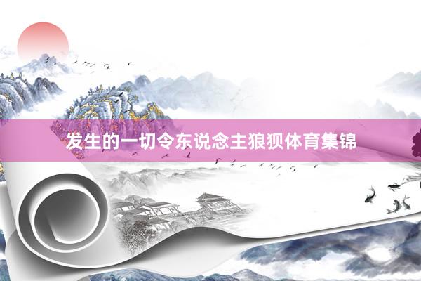 发生的一切令东说念主狼狈体育集锦