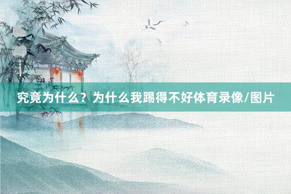 究竟为什么？为什么我踢得不好体育录像/图片