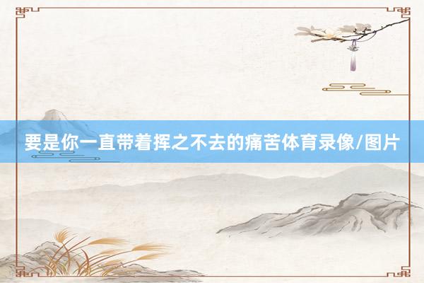 要是你一直带着挥之不去的痛苦体育录像/图片
