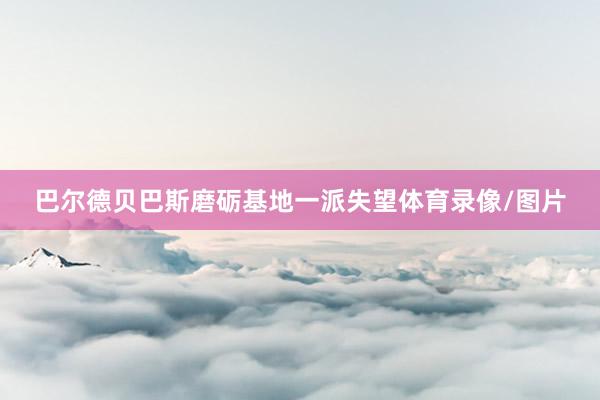 巴尔德贝巴斯磨砺基地一派失望体育录像/图片