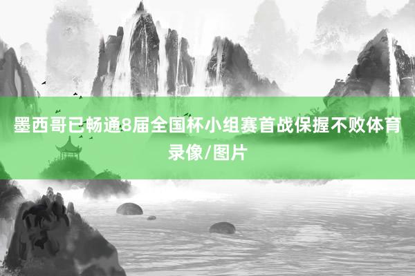 墨西哥已畅通8届全国杯小组赛首战保握不败体育录像/图片